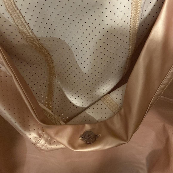 Calia By Carrie Underwood Rose Pink Metallic Windbreaker 1/2 Zip Jacket Medium M - Picture 5 of 7